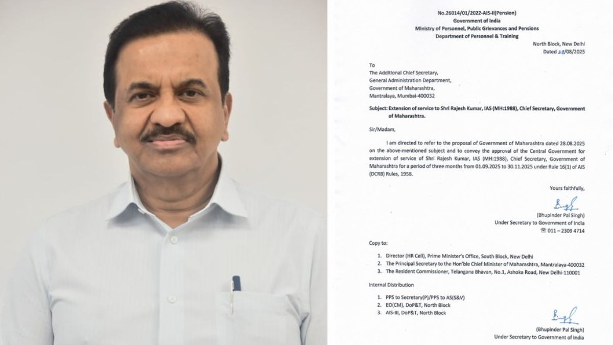 Maharashtra Chief Secretary Rajesh Kumar