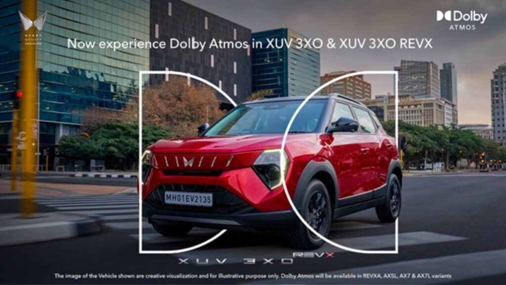 Mahindra Sets a New Benchmark: XUV 3XO REVX A Becomes the World’s First SUV Under ₹12 Lakh to Feature Dolby Atmos 1 World’s First SUV Under ₹12 Lakh to Feature Dolby Atmos