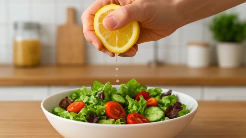Lemon benefits for salads