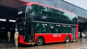 PMPML double-decker buses Pune