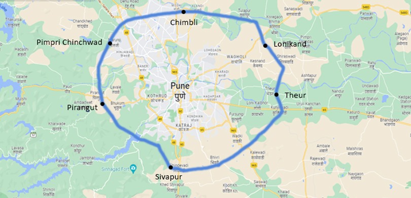 Pune Ring road map