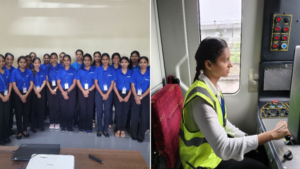 Women Train Pilots to Drive Pune Metro Line 3