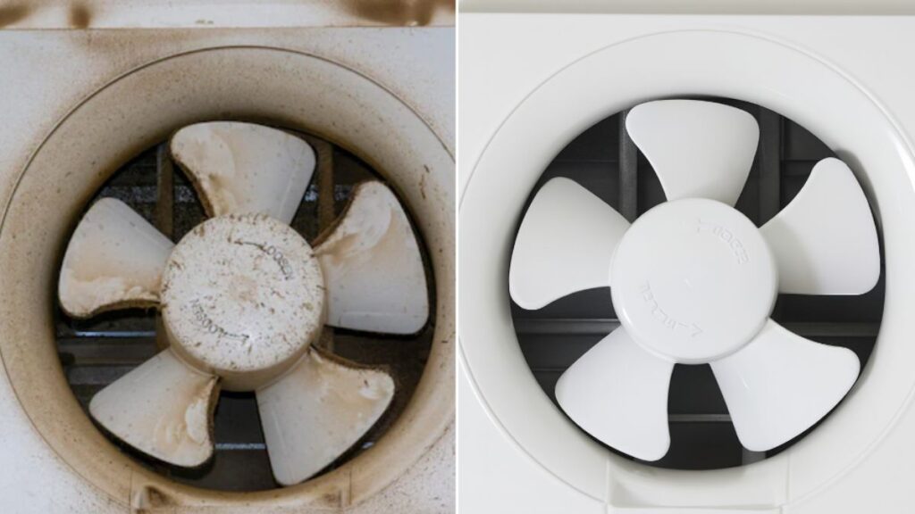 clean kitchen exhaust fan