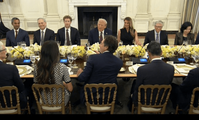 India’s Booming IT Sector Next on Trump’s Radar? 2 Giant Tech Companies CEOs at White House Dinner