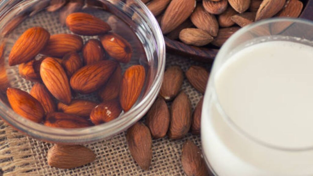 soaked almonds