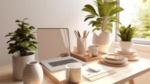 Desk plants for mood and productivity