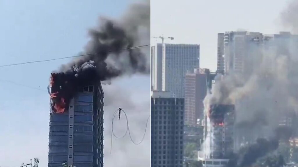 Fire at JMS Business Centre in Jogeshwari