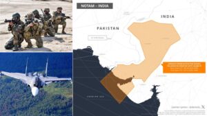 India Issues NOTAM for Massive Tri-Services Military Exercise Along Pakistan Border Amid Rising Tensions 5 India tri-services military exercise NOTAM