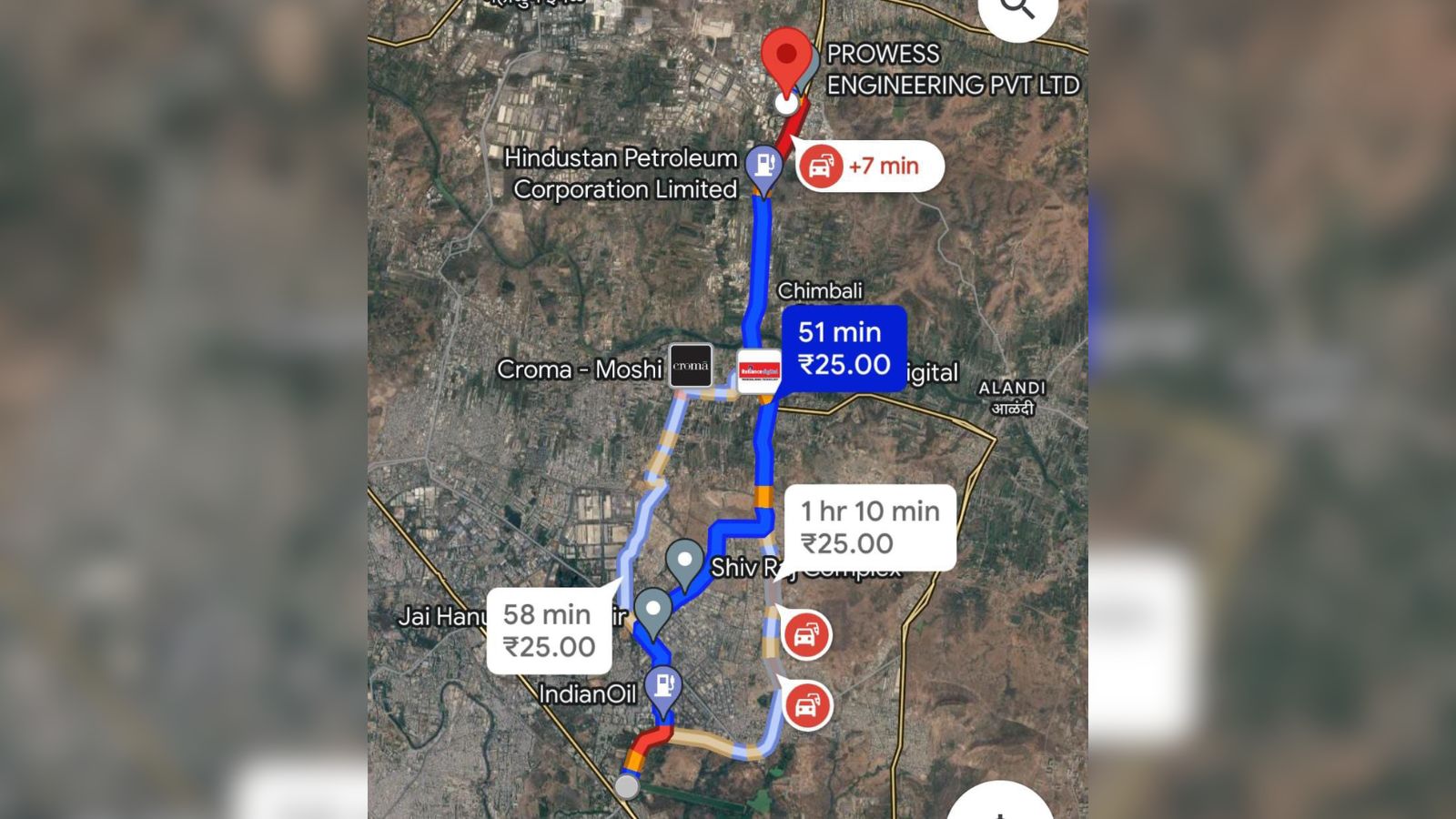 Nashik Phata–Khed Flyover Road Project