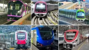 Operational Metro Rail Network in India
