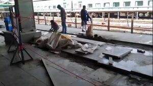 Pune Railway Station benches