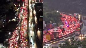 Pune traffic after Diwali