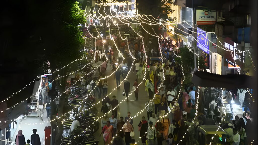heavy traffic congestion Pune Diwali