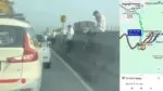 Heavy Traffic Jam on Mumbai-Pune Expressway Towards Pune Amid Saturday Festival Rush