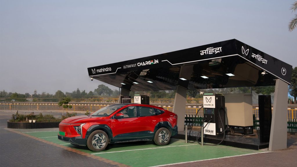 Mahindra Charge_IN inaugurates 180 kW ultra-fast charging network; Commits to set up 1000 charging points by end of 2027