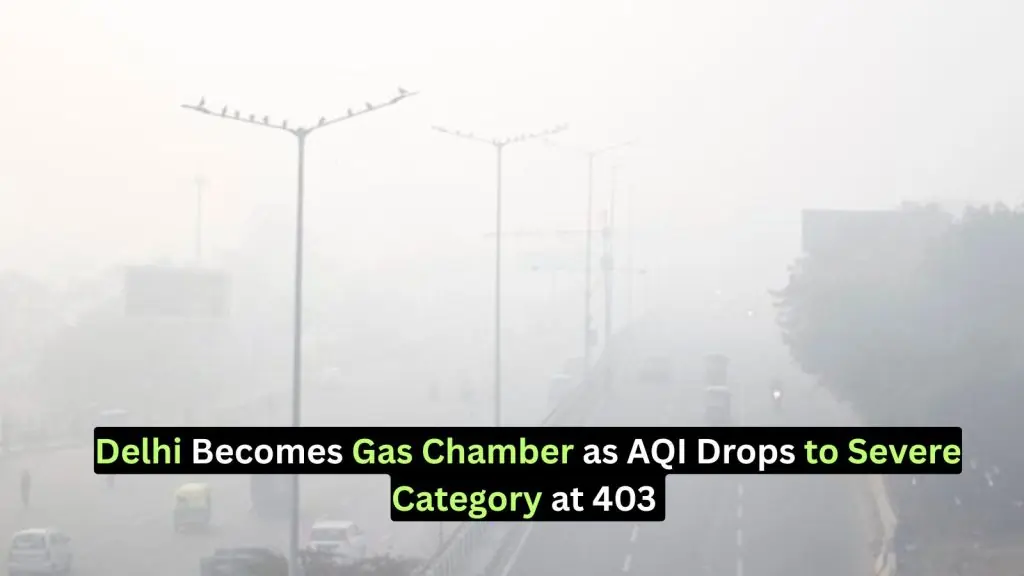 Delhi Air Quality Index (AQI) Hits 'Severe' 403: Gas Chamber Returns as Dense Fog Chokes NCR