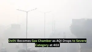 Delhi Air Quality Index (AQI) Hits 'Severe' 403: Gas Chamber Returns as Dense Fog Chokes NCR