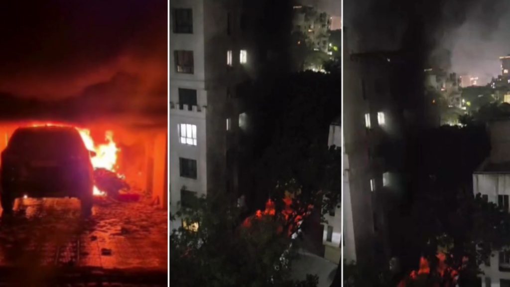 Pune Fire Breaks Out at Wanowrie's Maestro's Phase 2, Four Vehicles Damaged; Disaster Averted by Swift Response