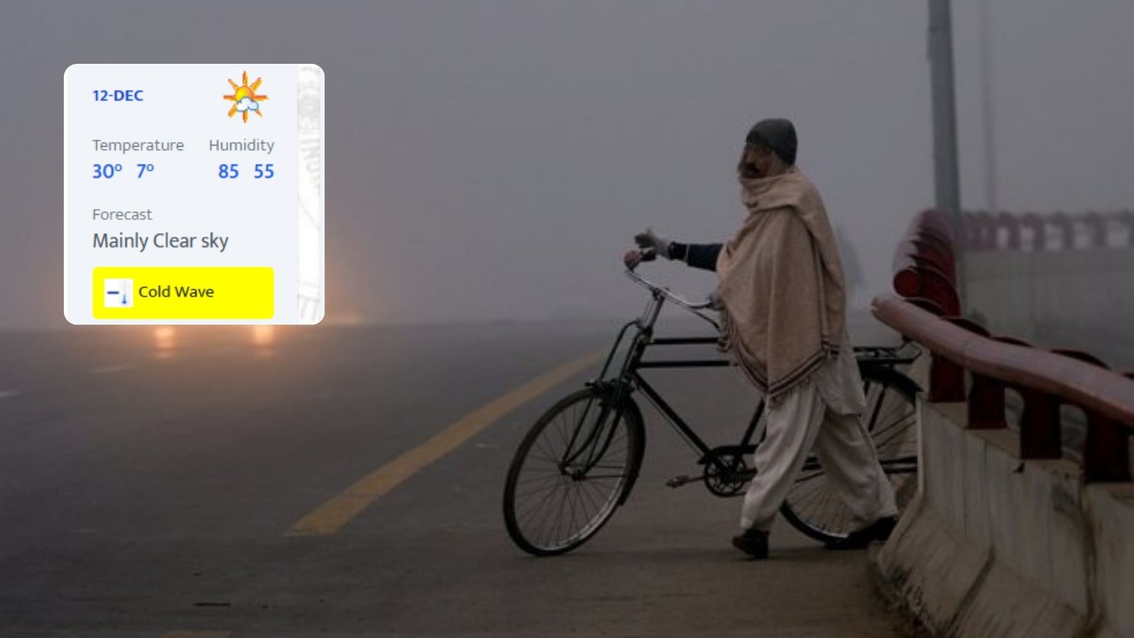 Pune: Cold Wave Grips City as Mercury Dips to 8.1°C; IMD Warns of Further Drop on Dec 12