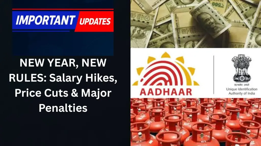 Rule Changes From January 1, 2026: PAN-Aadhaar, LPG, Banking, and 8th Pay Commission; How Your Finances Will be Impacted