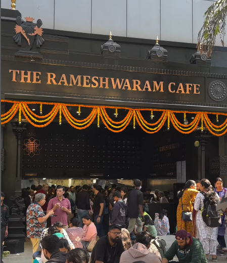 Main Entrance of The Rameshwaram Cafe, Pune