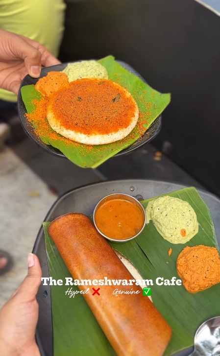 Ghee Podi Idli at the Rameshwaram Cafe Pune