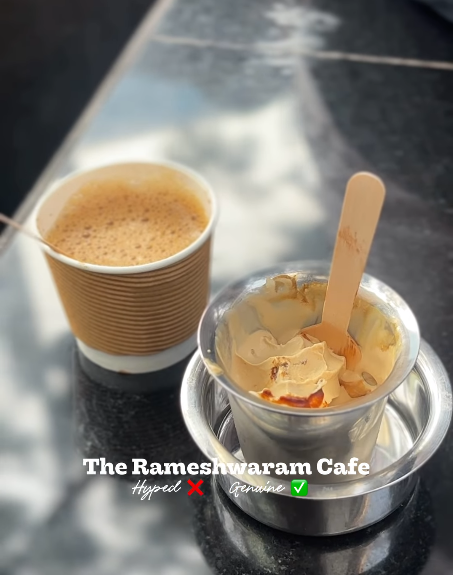 Filter Coffee at The Rameshwaram Cafe Pune