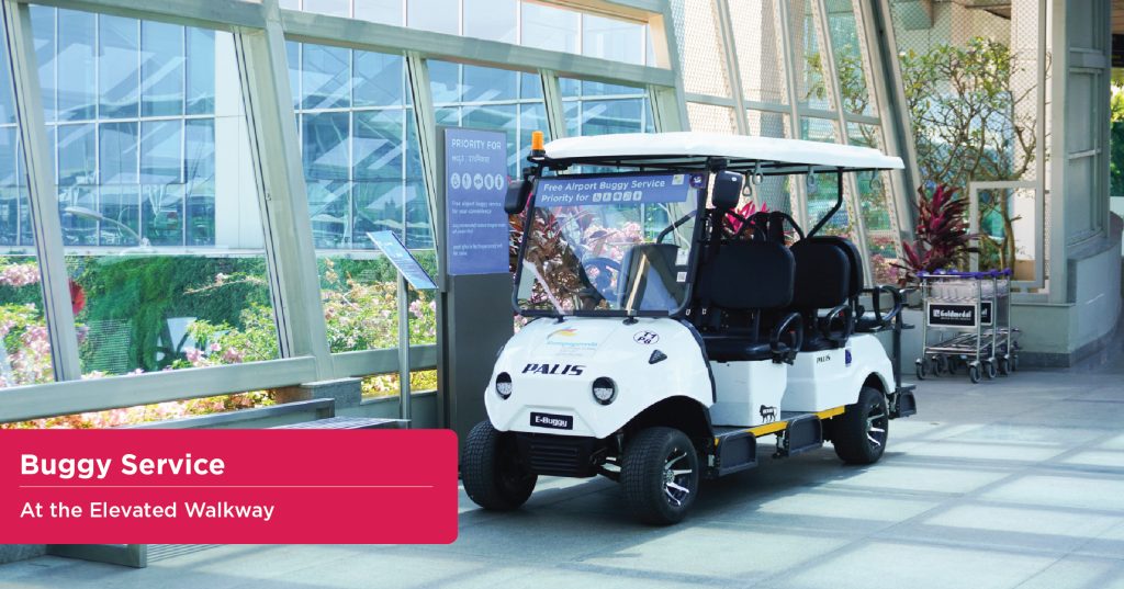 Buggy Service at Elevated Walkway at Bengaluru Airport