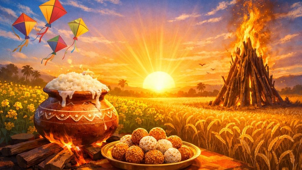 India Harvest Festivals Makar Sankranti Pongal Bihu 2026