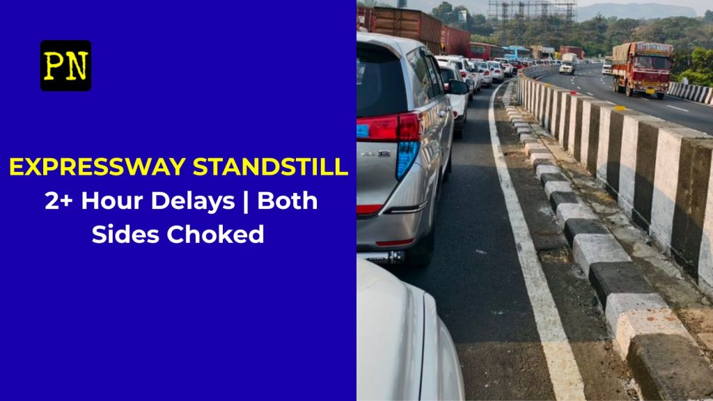 Massive traffic jams hit Mumbai-Pune Expressway