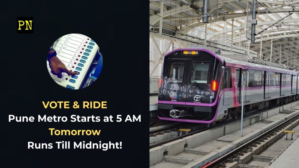 Pune Metro Announces Special Extended Hours for Municipal Elections on January 15