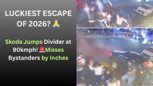 Seconds from Disaster: Drunk Driver in Skoda Rams Into Bengaluru Restaurant; Pedestrians Narrowly Escape