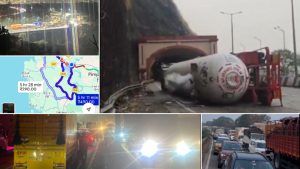 Mumbai-Pune Expressway traffic gridlock