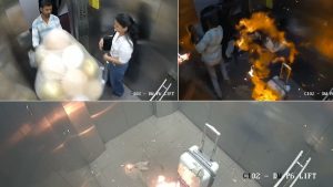 Mumbai lift balloon explosion