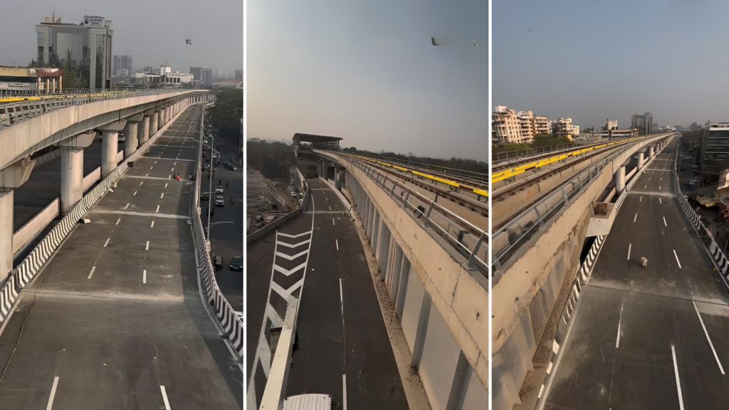 Pune University Chowk double-decker flyover