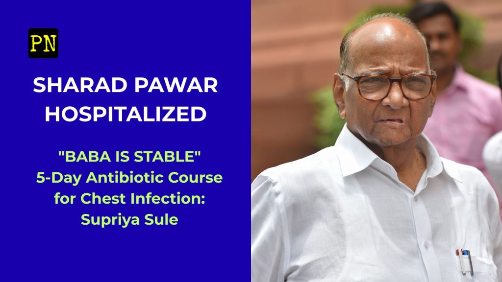 Sharad Pawar Hospitalized