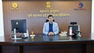 Dr. Abhijit Chaudhari IAS officially takes charge as new PMRDA Commissioner on March 9, 2026, with Additional Commissioner Deepak Singla and outgoing Commissioner Dr. Yogesh Mhase