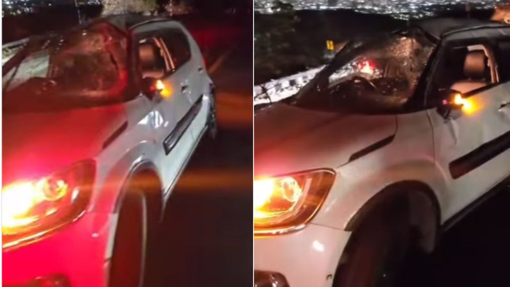 Pune Car Overturns Twice in Violent Bopdev Ghat Crash; Drunk Driving Suspected