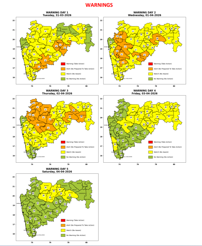 IMD issues Orange Alert across Maharashtra