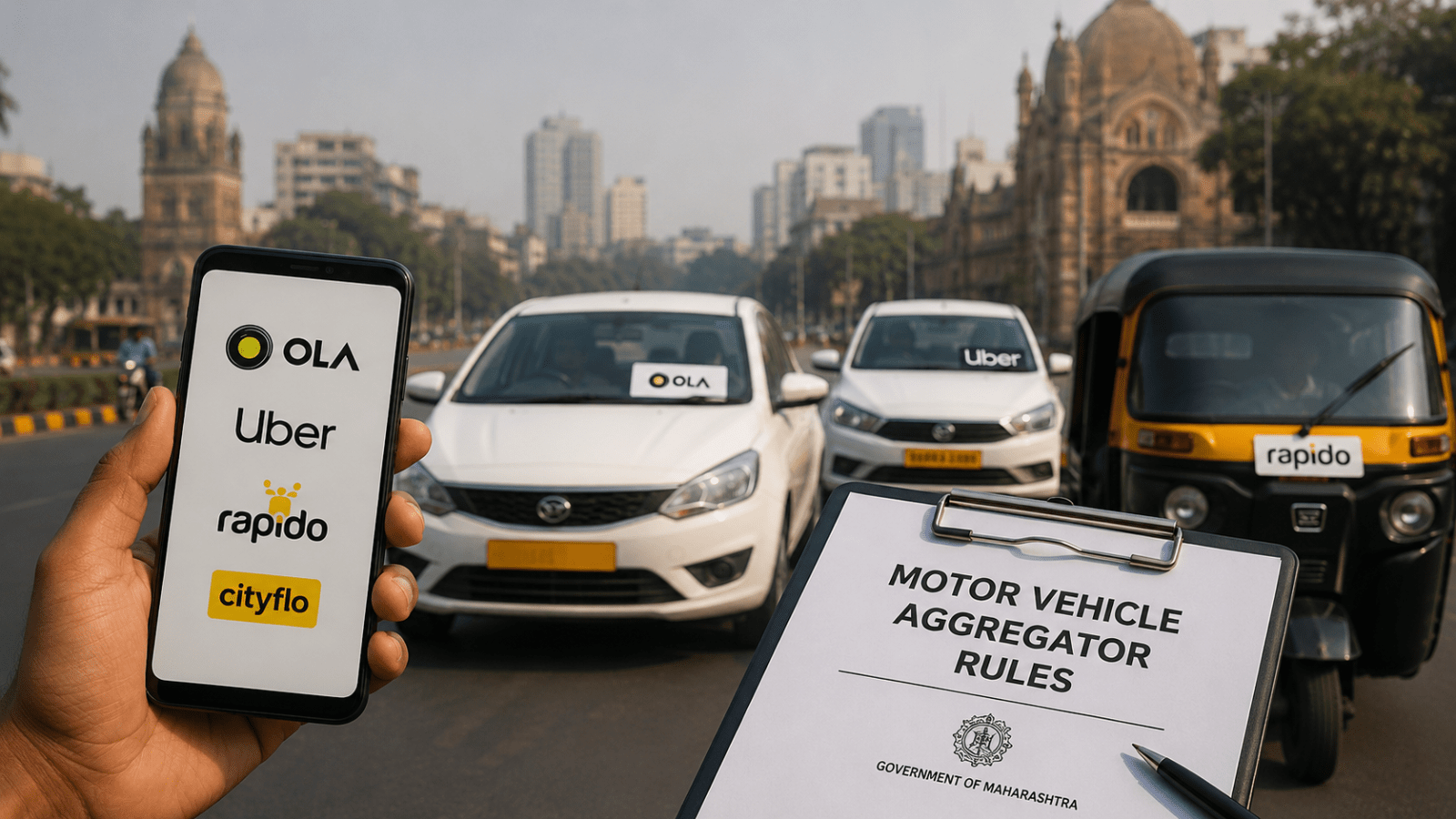 App Based Cab and Ride Services in Maharashtra to be Strictly Regulated