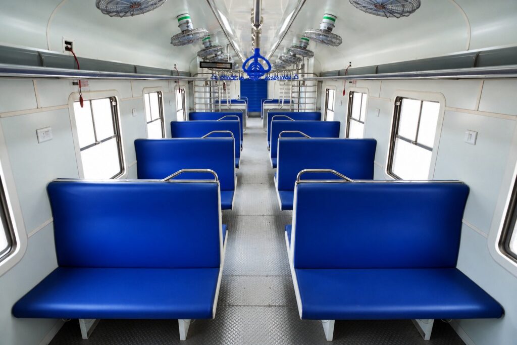 Interiors of India's First Hydrogen-Powered Train