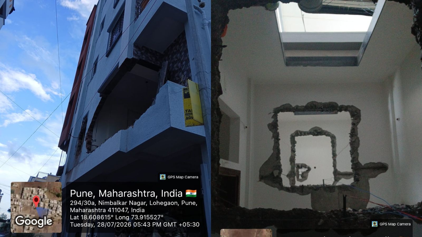 PMC demolished 21,800 sq ft of unauthorized RCC constructions