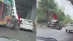 Pune: Road Rage in Hinjawadi Escalates Into Dramatic Collision Near Wipro Circle