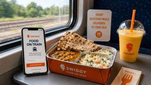 Swiggy Food on Train