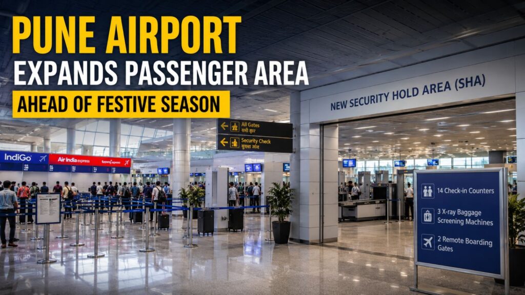 Pune Airport Expands Passenger Area