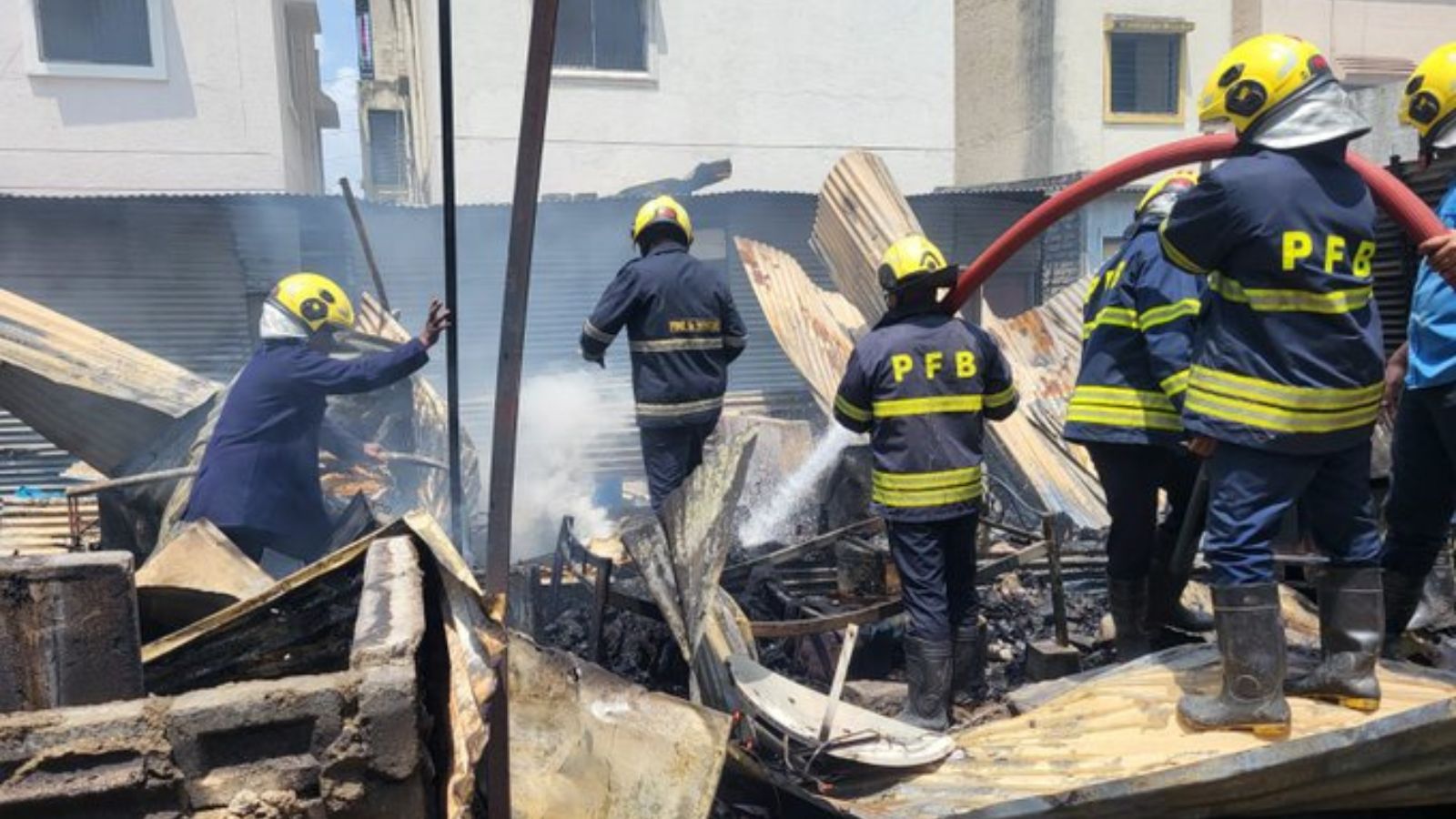Fire in Hadapsar