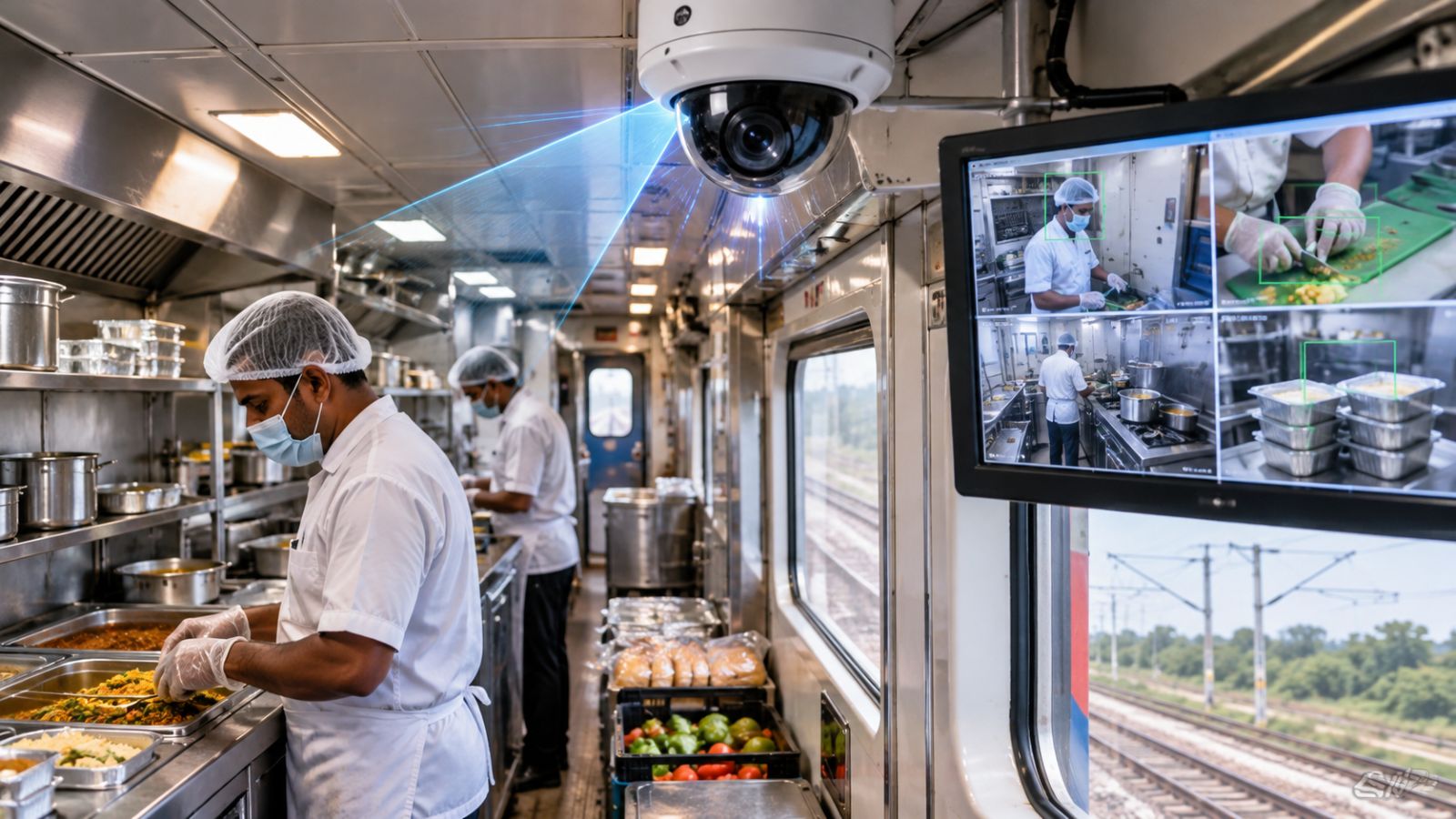 Indian Railways AI CCTV cameras