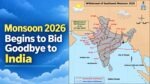 Monsoon 2026 Commences its Withdrawal Journey From India