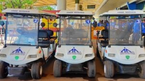 Pune Airport golf carts