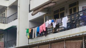 PMC balcony laundry restrictions